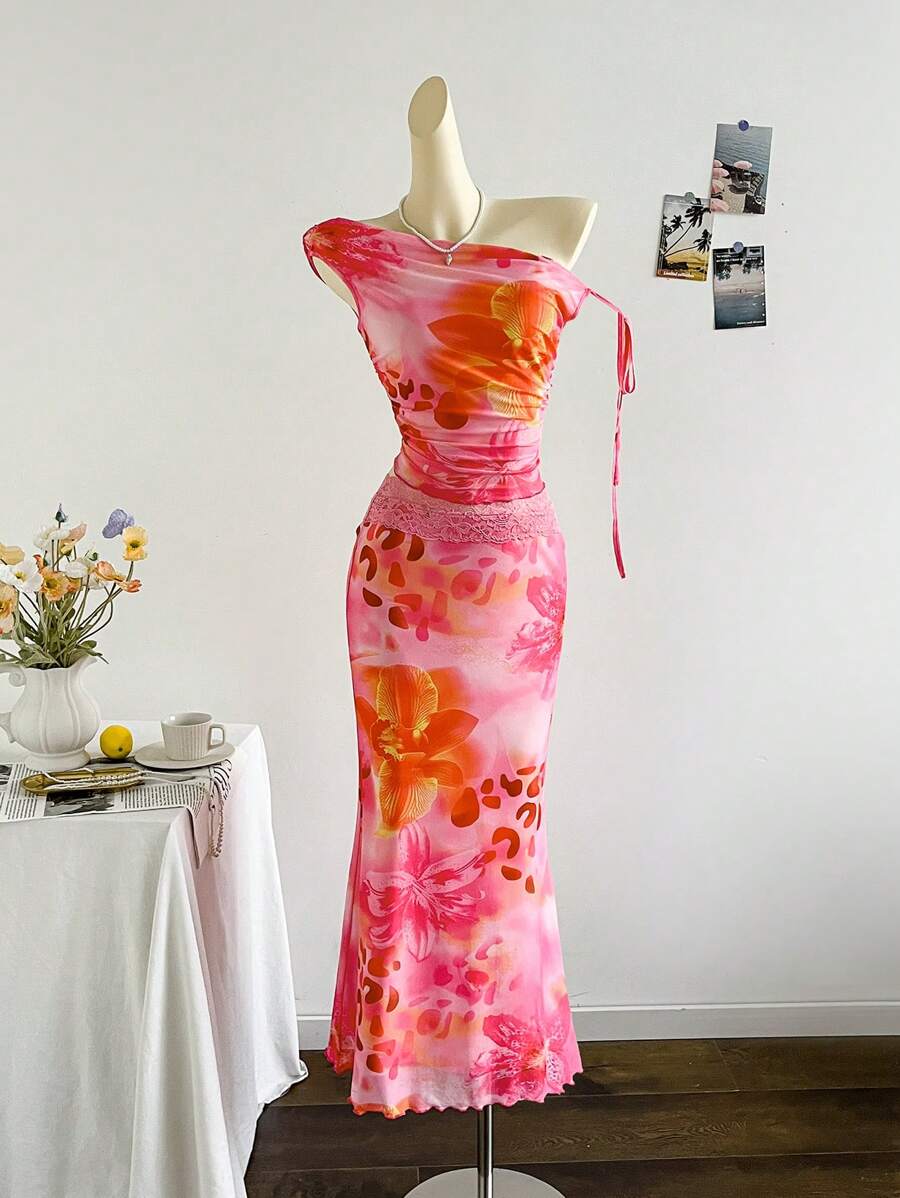 Soleia 女士日常两件套服装 - 粉色 - 查看 1