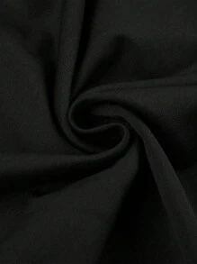 INAWLY Body ajustado sin mangas con fruncido de unicolor para mujer