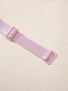 SHEIN 3pcs Women's Everyday Soft & Comfortable Wireless Lace Padded Bra, Versatile All-Match Backless Bralette