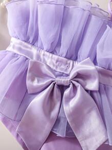 Stücke/Set Kleine Mädchen Gewebtes Mesh Leibchen Top Und Shorts Set