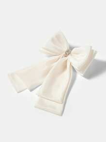 MOTF PREMIUM OVERSIZED DUAL LAYER BOWKNOT HAIRCLIP - Beige - View 6