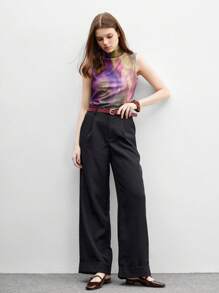 CUCCOO BIZCHIC Fashion Coffee Brown Patent Leather Cutout Mary Jane Square Toe Flats, Suitable For Commute, Dating, Party, Holiday, School For Christmas - Coffee Brown - View 5