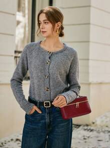 SHECARRY 女士休闲纯色优雅手提包