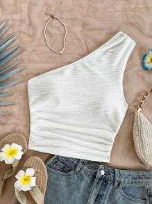 Soleia 女士休闲度假、海滩婚礼宾客、毕业典礼、早午餐、圣帕特里克节、春假、复活节、音乐节优雅波西米亚热带肩部针织纹理短款上衣，适合秋冬季分层穿着