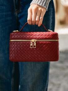 SHECARRY 女士休闲纯色优雅手提包