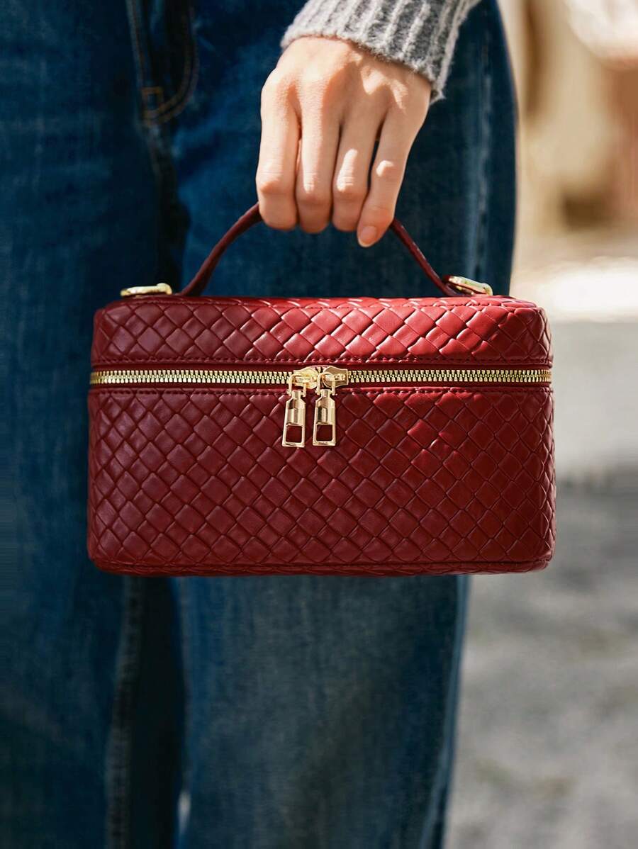 SHECARRY 女士休闲纯色优雅手提包