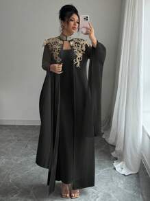 Selianne Women Two Pieces Outfits For Daily Wear - Black - View 5