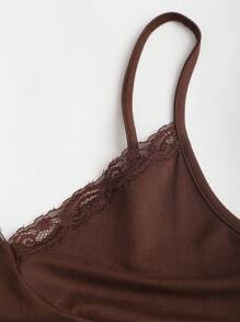 Sweetra Y2K 性感吊带蕾丝花边百褶皱衣服套装 - 彩色 - 查看 5