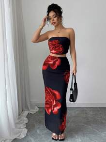 Elenzga 女士日常两件套服装