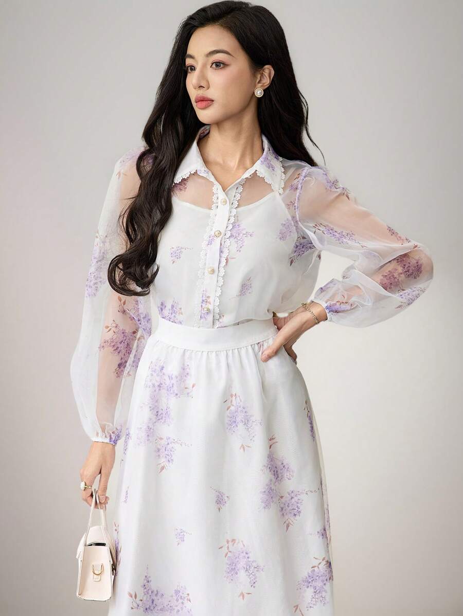Heiryn Women Two Pieces Outfits For Daily Wear Work Summer Dresses - Multicolor - View 1