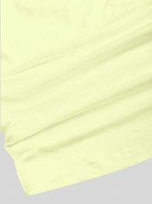 Sweetra 女式修身吊带背心，修身款，分层无袖上衣 Y2K - 黃色 - 查看 3