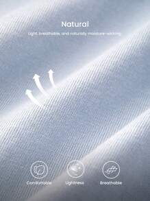 LUVLETTE 柔软100%纯棉撞色滚边短袖基本款纽扣上衣和裤子家居服透气睡衣套装裤子带口袋 - 藍色 - 查看 11