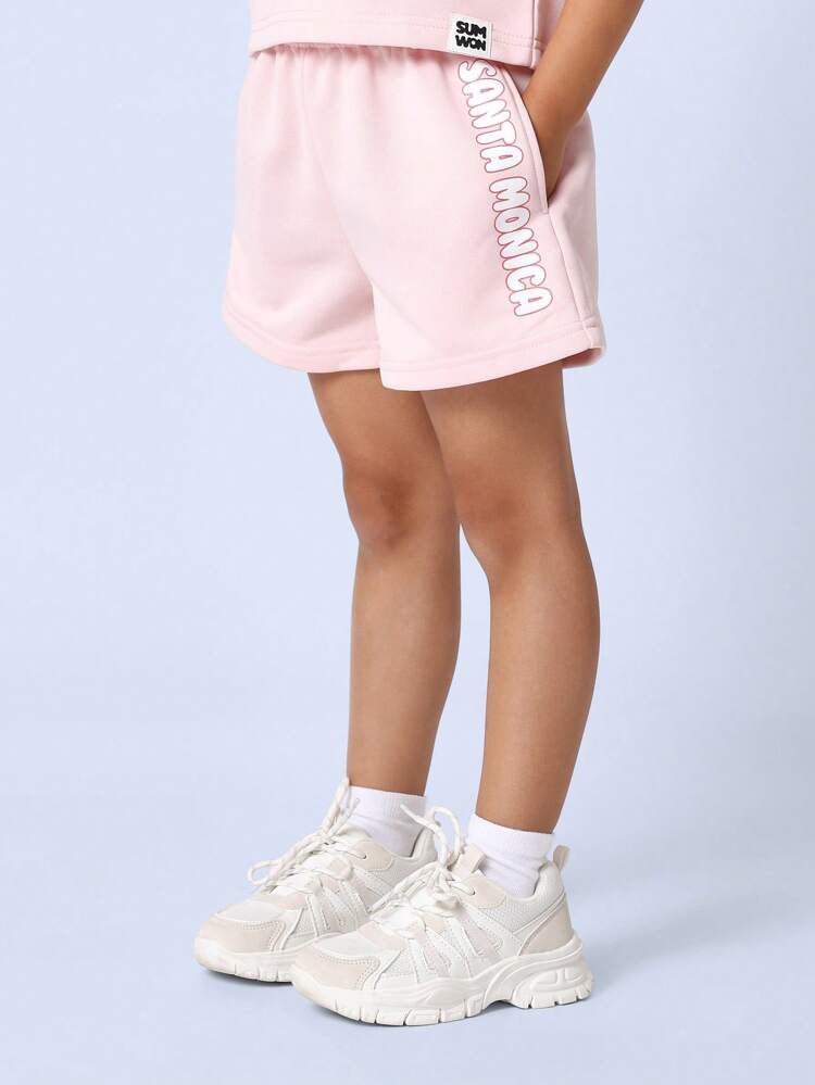 T-Shirt Co-Ords With Palm Tree Print Boxy Fit