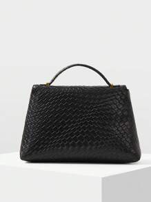 MOTF PREMIUM TÚI XÁCH DA PU CÓ KẾT CẤU - màu đen - Xem 6