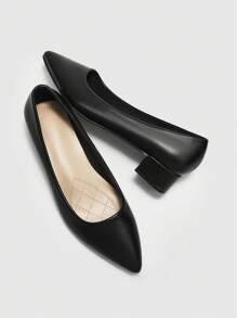 CUCCOO BIZCHIC 女士尖头平底鞋，简约时尚 - 黑色 - 查看 6