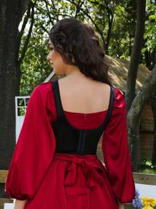 SHEIN 1pc Women's Wireless Sexy Sports Bra UnderwearOuter