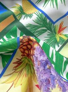 Soleia Women's Swimwear, Sexy Elegant Bird Print Pattern, Adjustable Shoulder Straps, High Waisted High Cut Bottoms, Summer Vacation Swimwear Set - Multicolor - View 6
