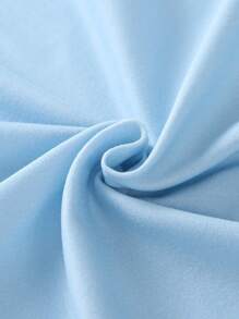 4 件套女童可爱蝴蝶结图案无袖上衣和短裤睡衣套装，休闲时尚粉色和蓝色组合