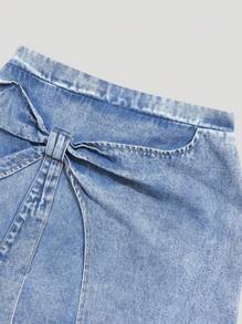 Sparklyn Casual Soft Washed Unelastic Loose Fit Flare Skirt For Teen Girl Vacation & Fashion, Summer Summer Holiday