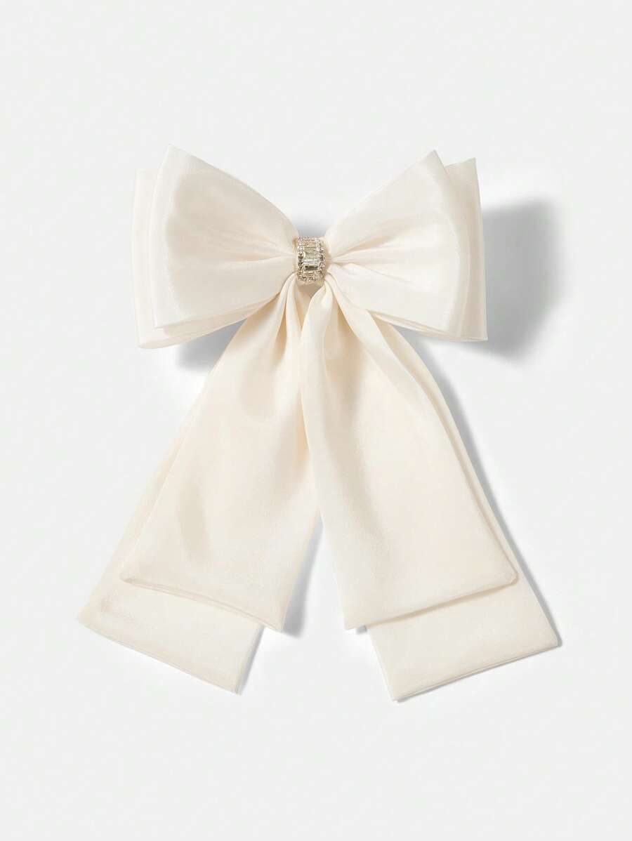MOTF PREMIUM OVERSIZED DUAL LAYER BOWKNOT HAIRCLIP - Beige - View 2