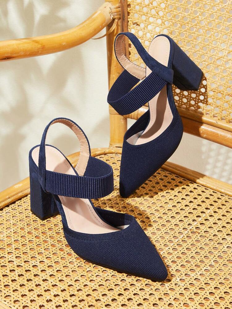 CUCCOO BASICS Fashion Versatile Minimalist Solid Color High Heel Sandals For Christmas Spring Shoes