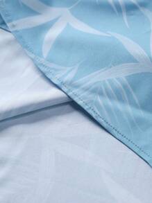 Manfinity RSRT Bộ 2 áo sơ mi tay ngắn họa tiết hoa Hawaii mùa hè cho nam và quần short túi màu trơn - Nhiều màu - Xem 8