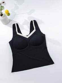 SHEIN 纯色吊带背心，青少年时尚，适合夏季分层穿着