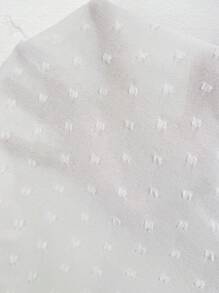 Calvaya Blusa donna a maniche a palloncino a girocollo a tinta unita