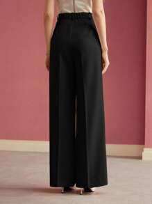 MOTF PREMIUM PRESS CREASE TAILORED SUIT PANTS,VALENTINE'S DAY - Black - View 3