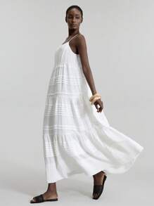 Ontre 2025 Autumn/Winter Women's Winter Outfits, Back To School, Halloween, Christmas, Business Casual, Retro Elegant Versatile Basics, Women Extra Long Dress, Women's Graduation Dress, Elegant Party Dress, Suitable For Independence Day, Vacation, Beach, Casual, Graduation, Wedding Guest, Social Event, Memorial Day, Prom, Versatile Daily Commute