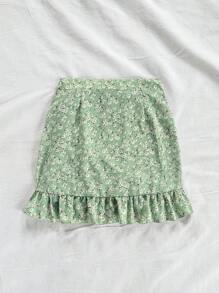 Soleia Váy nữ Viên lá sen Trọn gói Dây kéo Họa tiết hoa Boho - Nhiều màu - Xem 2