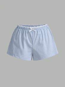 Sweetina 女士日常两件套服装 - 藍色 - 查看 5