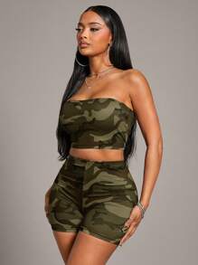 SHEIN SXY Tuta da donna a due pezzi per uso quotidiano