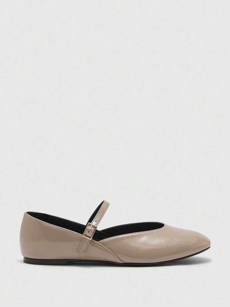 CUCCOO BIZCHIC Women Casual Simple Mary Jane Flat Shoes, Versatile For Commuting For Christmas Spring Shoes