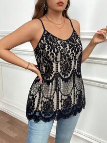 Reflora Curve Plus Size Women's Romantic Casual Daily Elegant Black Lace Suspenders,Business Casual Woman,Lace Top,Vacation Outfits Woman,Going Out,Halter Top,Cami Top,Vacation Outfits Woman,Off The Shoulder Top,Going Out Tops,Lace Top,Teacher Outfits For Women,Classy Outfits For Women,Business Casual