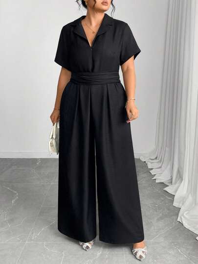 Elenzga 大码女式休闲中式连体裤，适合派对、郊游、度假、圣帕特里克节、复活节、情人节、感恩节、圣诞节。宽松舒适，百搭修身，春夏装