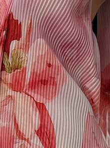 Aloruh Đầm cổ khoét sâu họa tiết hoa dành cho nữ, gợi cảm và phù hợp cho kỳ nghỉ - Nhiều màu - Xem 8