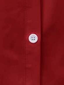 SHEIN Clasi Blusa sin mangas de unicolor con botones frontales y cuello de encaje, para el verano