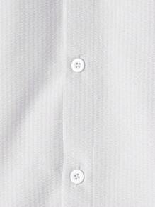 SUMWON 纹理泡泡纱纽扣短袖短款衬衫宽松版型现代夏季休闲宽松廓形度假装 - 白色 - 查看 5