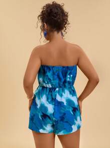 SHEIN VCAY Printed Plus Size Minimalist Jumpsuit, Casual & Holiday Valentine's Day Outfits Romantic