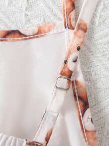 3pcs Set Tween Girl Casual Cute Bear Cartoon Print Soft Top, Shorts & Pants Homewear Fathers Day Gifts Puppy Summer Beach Summer Clothes Pajamas Sets - Multicolor - View 4