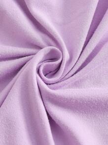 Tween Girls Malibu California 椰子树印花紫色度假无袖上衣 - 紫色 - 查看 4