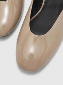 CUCCOO BIZCHIC Women Casual Simple Mary Jane Flat Shoes, Versatile For Commuting For Christmas Spring Shoes - Apricot - View 7
