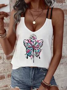 EMERY ROSE 女士时尚休闲吊带背心，适合夏季