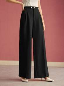 MOTF PREMIUM PRESS CREASE TAILORED SUIT PANTS,VALENTINE'S DAY - Black - View 6