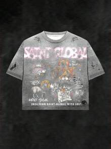 Manfinity Dauomo Jesus Faith Unisex Round Neck Short Sleeve T-Shirt, Summer