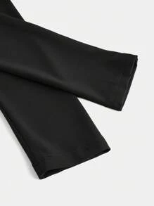 SHEIN MOD Women Off Shoulder Top,Going Out Tops, Party Tops,Knitted Top - Black - View 4