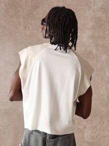 SUMWON Camiseta deportiva sin mangas holgada para entrenamiento de baloncesto, gimnasio y musculación, chaleco deportivo de corte de verano, jersey raglán de ropa urbana