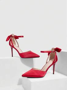 CUCCOO SZL Zapatos multiusos con decoración de lazo y unicolor minimalista para mujeres de la marca Cuccoo