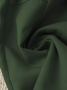 Franclia Women's Minimalist Color Pocket Shorts With Belt, Versatile Work Commute Style